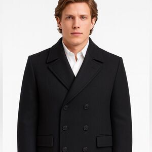 Givenchy Men's Classic Wool Pea Coat